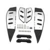 2 Pieces Floorboards Footpegs Mat Nonslip Foot Pedal Plate Pad Easy Installation Front Footboards