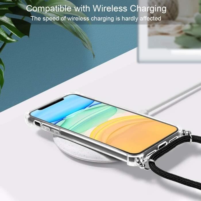 Protective Case - E.F.CONNECTION - for iPhone 11 Pro Max - Flexible - Transparent-Night Green - Anti-scratch