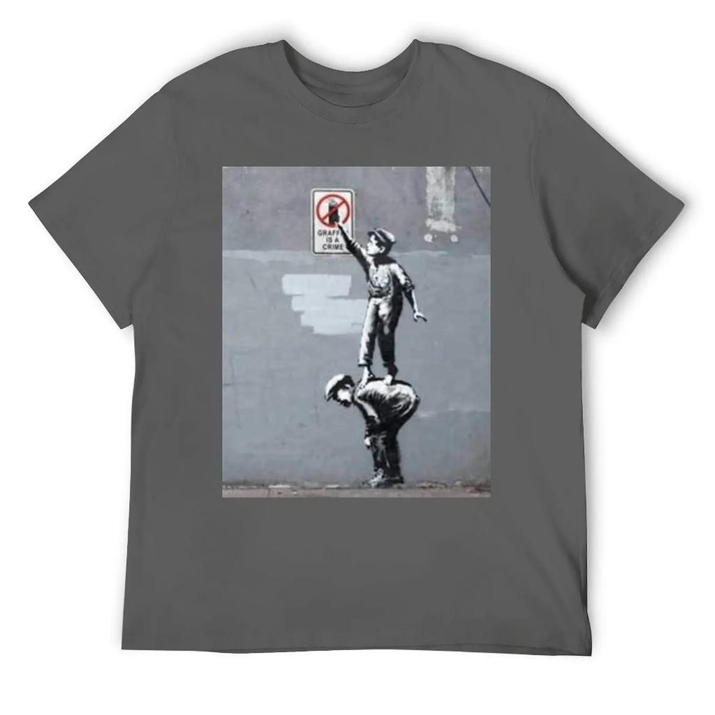 Graffiti Is A Crime Classic For Sale T-shirt Fresh Campaign  Cool Top Tee Unique Travel Eur Size
