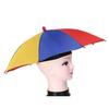Colorful Foldable Windproof Fish Umbrella Hiking Beach Camping Sun Protecto Head Hat Children Outdoor Creative Sunshine Umbrella