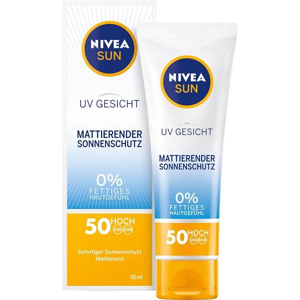 Nivea Matte Sun Cream LSF50 50ml