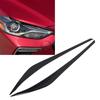 2 Pcs Headlight Eyebrow Front Left Right Black Light Eyelid Trim Cover Replacement for   2016?2018