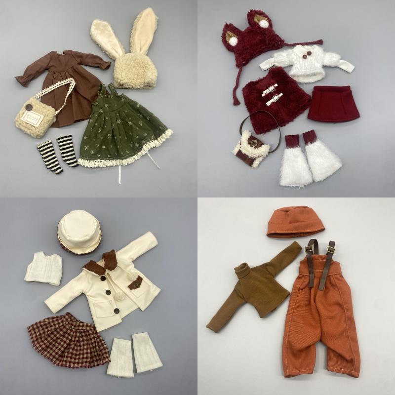 1 Set Mehrere Stiloptionen Lolita Rock Ersatz für 1/6 30cm Puppenkleidung Zubehör-Set Mädchen Geschenke Keine Puppe
