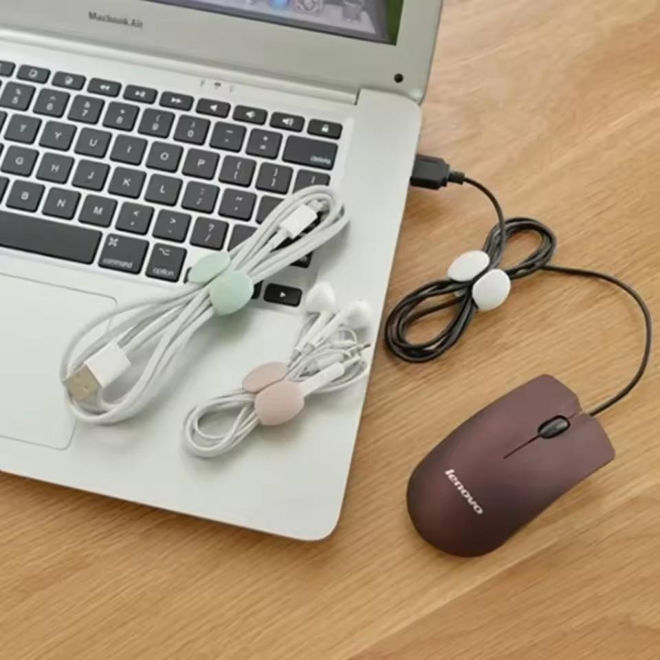 20/10/5/1Pcs Charge Cable Protectors Travel Data Cord Clip Decoration Earphone Charging Cables Storage Buckle Cable Organizer