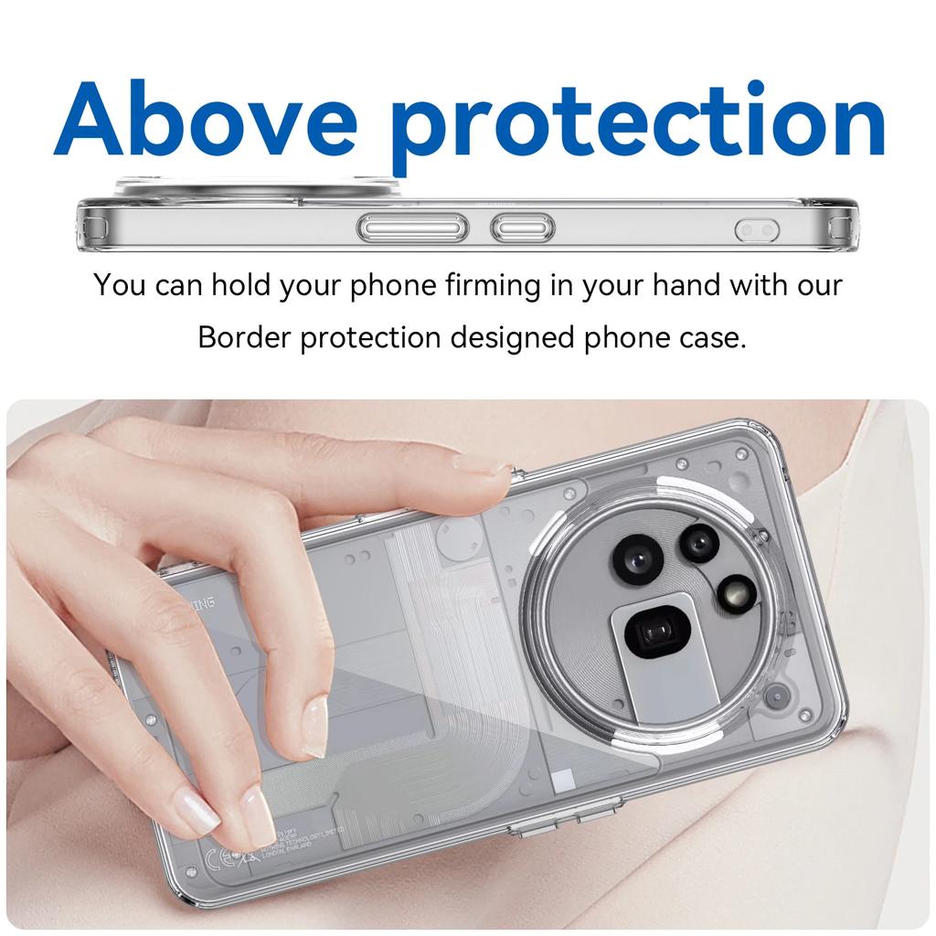 New Transparent Colorful TPU Case for Nothing Phone 3a Pro Protective Cover Clear Coque Shell Fundas