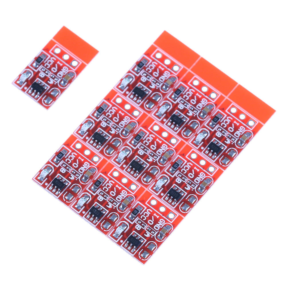 10Pcs Ttp223 Capacitive Touch Switch Button Self-Lock Module