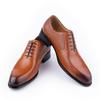 Fashion High Quality Handmade Oxford Casual Business Work Shoes Formal Men Shoes Fashion Dress Genuine Leather Lace Up Comfortable Shoe