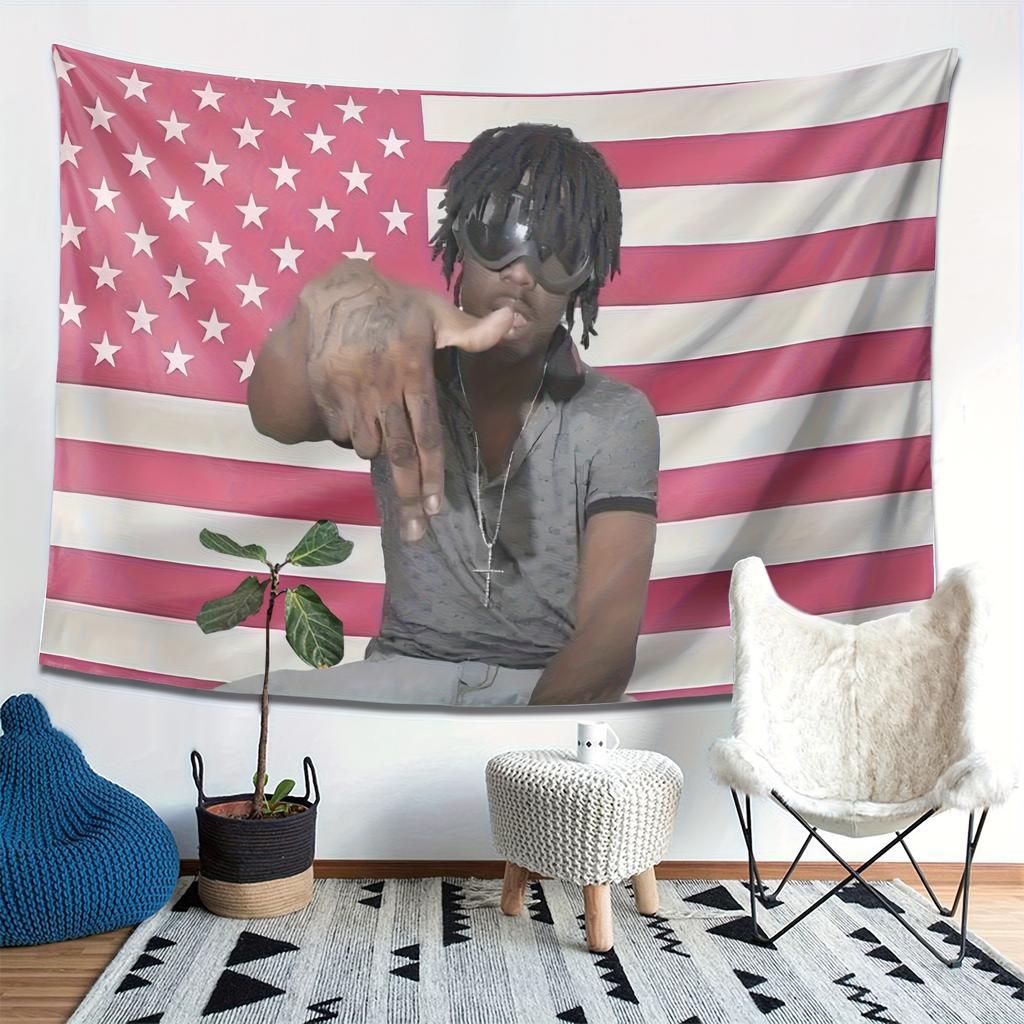 1pc celebrity themed American flag wall hanging suitable for bedroom living room and dormitory decoration