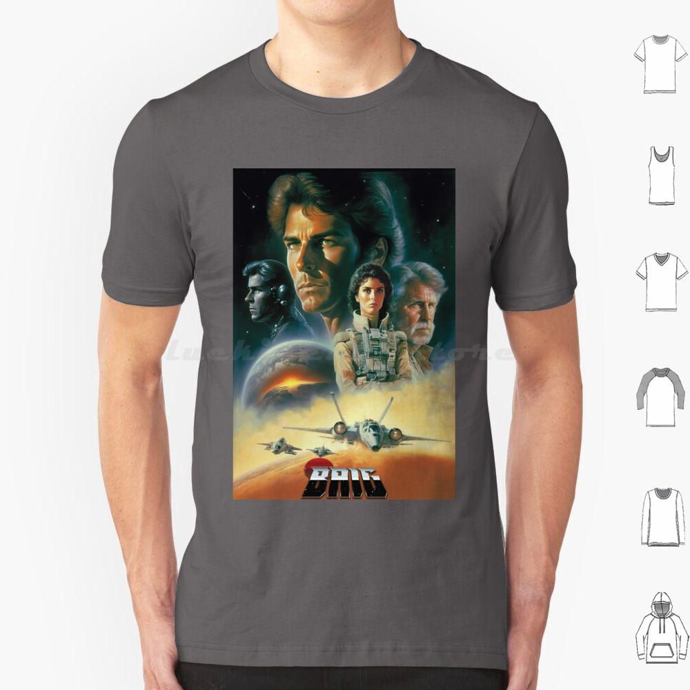 BaigNoors Theme80s SciFi Retro Movie Artwork 7 13 Synthwave Retrowave Scifi 80s T Shirt 6xl Cotton Cool Tee