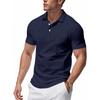 Men's Summer Leisure Culture Breathable Short Sleeved Shirt Top
