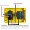 High Current Push Button Switches 250V 16A 5 Pin Connector Heavy Duty Emergency Stop Push Button for Workshop Equipment