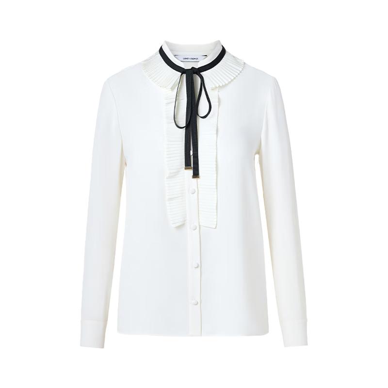 Langzi Palace Style Tweed Blouse