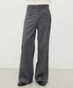 SUARE Striped Flare Slacks Gray