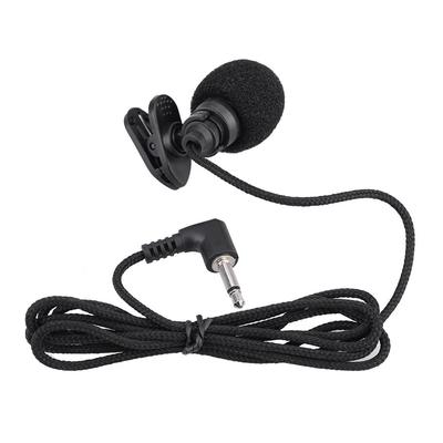 Tragbares Mini-Kondensatormikrofon zum Anstecken, Freisprecheinrichtung, 3,5-mm-TS-Stecker für Computer, PC, tragbarer Sprachverstärker, Lautsprecher