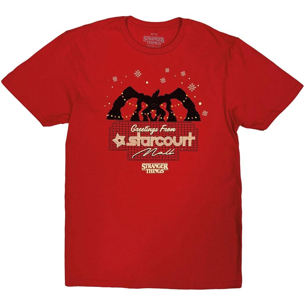 Stranger Things Greetings From Starcourt Allowed Men s T-Shirt- M