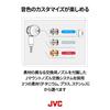 JVC HA-FD01 Canal-Type Earphones CLASS-S SOLIDEGE - Silver