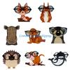 Y5JC Glasses Stand Animals Glasses Frame Christmas Gift Wooden Ornaments For Desktop Decoration Glasses Accessory