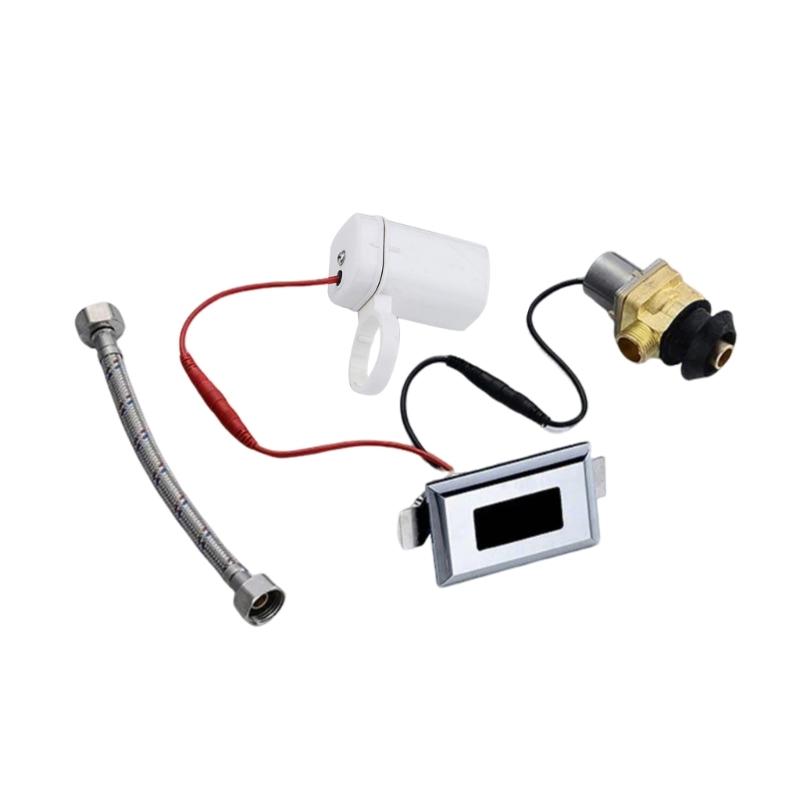 Touchless Toilet Flush Kits Urinal Flusher Solenoid Valves Washroom Concealed Wall Mount Sensors Urinal Accessories