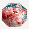 1pc Outdoor Umbrella with Anime Character Design - Automatic Opening/Closing, Portable 3-Fold Design, 8-Bone Iron Frame - Perfect for Fans, Trave
