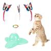 Pet's Playful Partner, Rotating Butterfly Toy With Rechargeable Battery, Designed For Independent Play And Enhanced Mental Agility