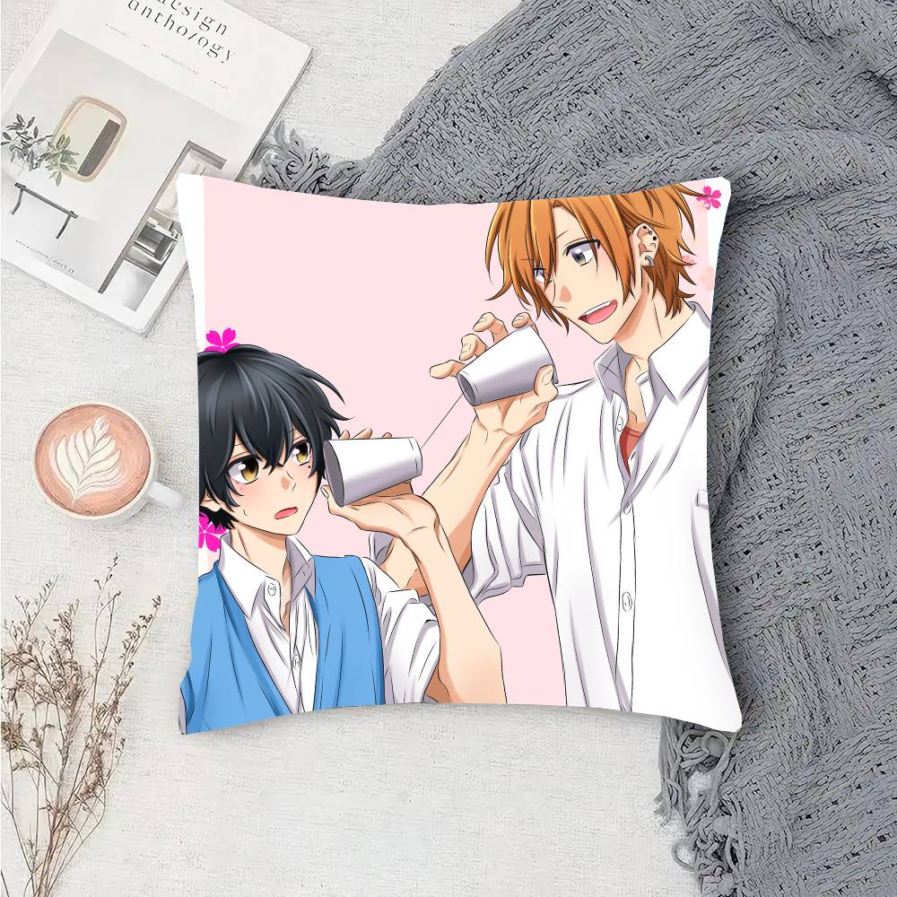 Sasaki And M-Miyano Anime Pillow Case Sofa Cushion Cover Room Home Decoration
