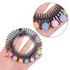 Stretchy Full Circle Comb Plastic Circular Hair Comb Stretchy Headband Holder for Women Girls Comb Hair Clips