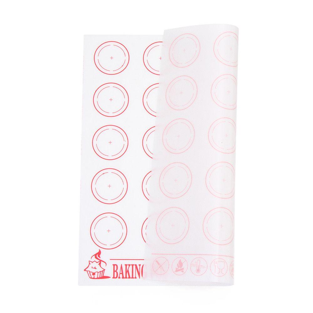 Bakeware Pastry Tools Glass Fiber Cake Tray Non Stick Baking Tray Pads Reusable Macaron Baking Mat