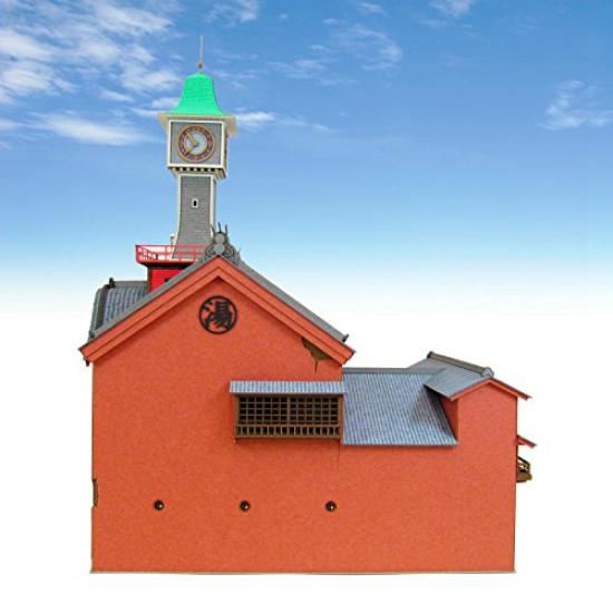 Sankei Miniatur-Bastelset Studio Ghibli Serie Chihiros Reise ins Zauberland Uhrturm Maßstab Papierbasteln 1/150 MK07-27