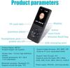 64GB MP3 Player Bluetooth 5.3 with Headphones, HiFi Sound Music Player for Sports, 1.8" TFT Color Screen