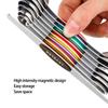 Magnetic Measuring Spoons Set,  Sided, Stainless Steel, Fits In  Jars
