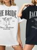 The Bach Club Hen Do T Shirt Hen Party Cocktail Shirt Bachelorette Funny Comfort Shirts Cotton Y2K Top Daily Trendy Streetwear