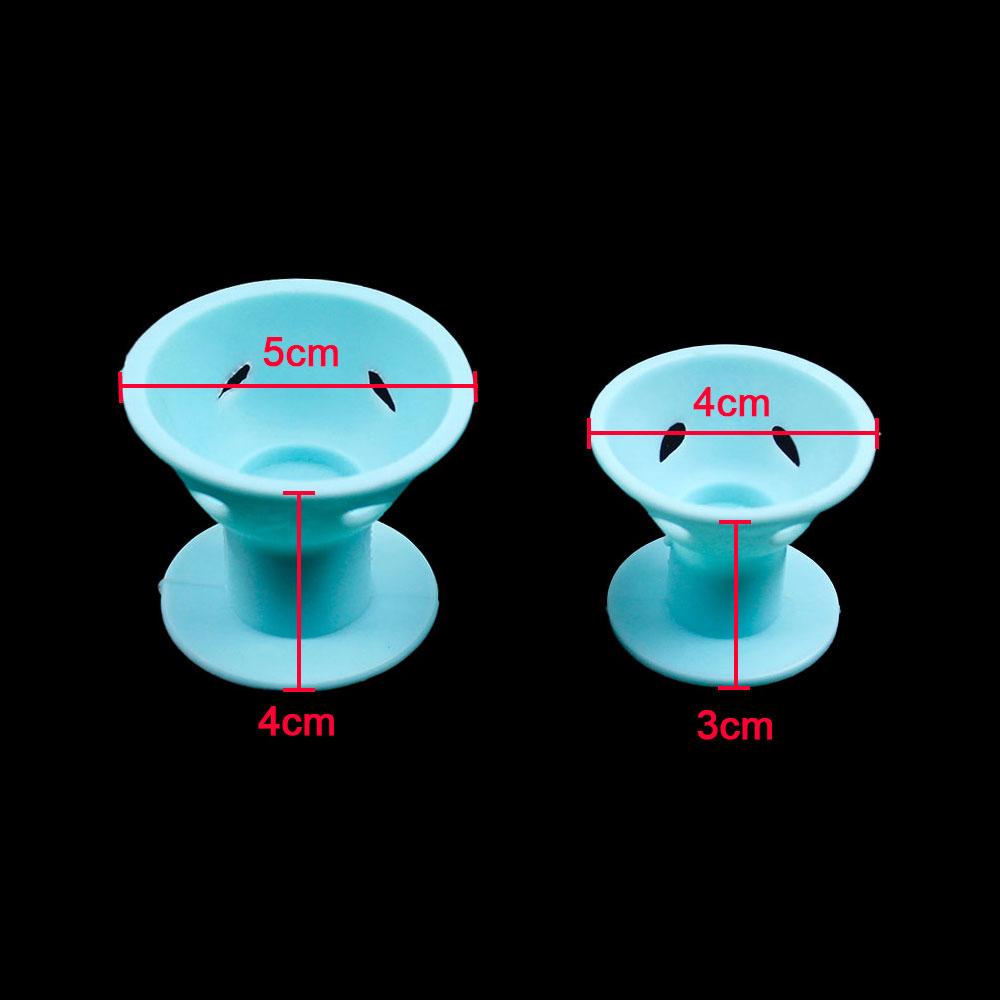 Silicone World 10PCS Set Silicone Mushroom Hair Curler Rollers Hair Cylinder Twist Hair No Heat Hair Curling DIY Styling Tools