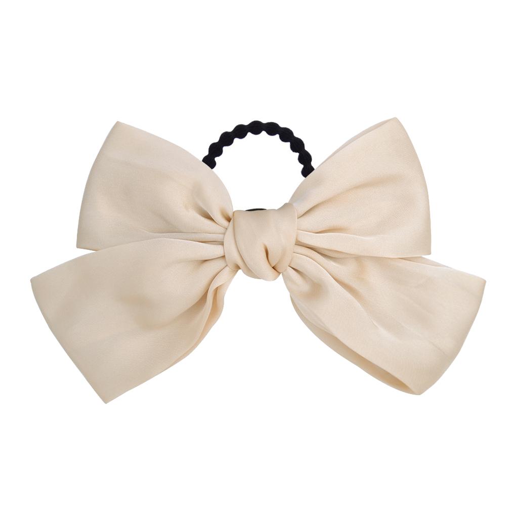 Large Hair Band Thick Bow Knot Adjustable Multi-colored Snag Free Hairs Rope Bobby Pins Scrunchies for Girls Styling Gift