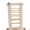 Wooden Hay Feeder Holder Food Dispenser Standing Bunny Manger Guinea Pig Rack for