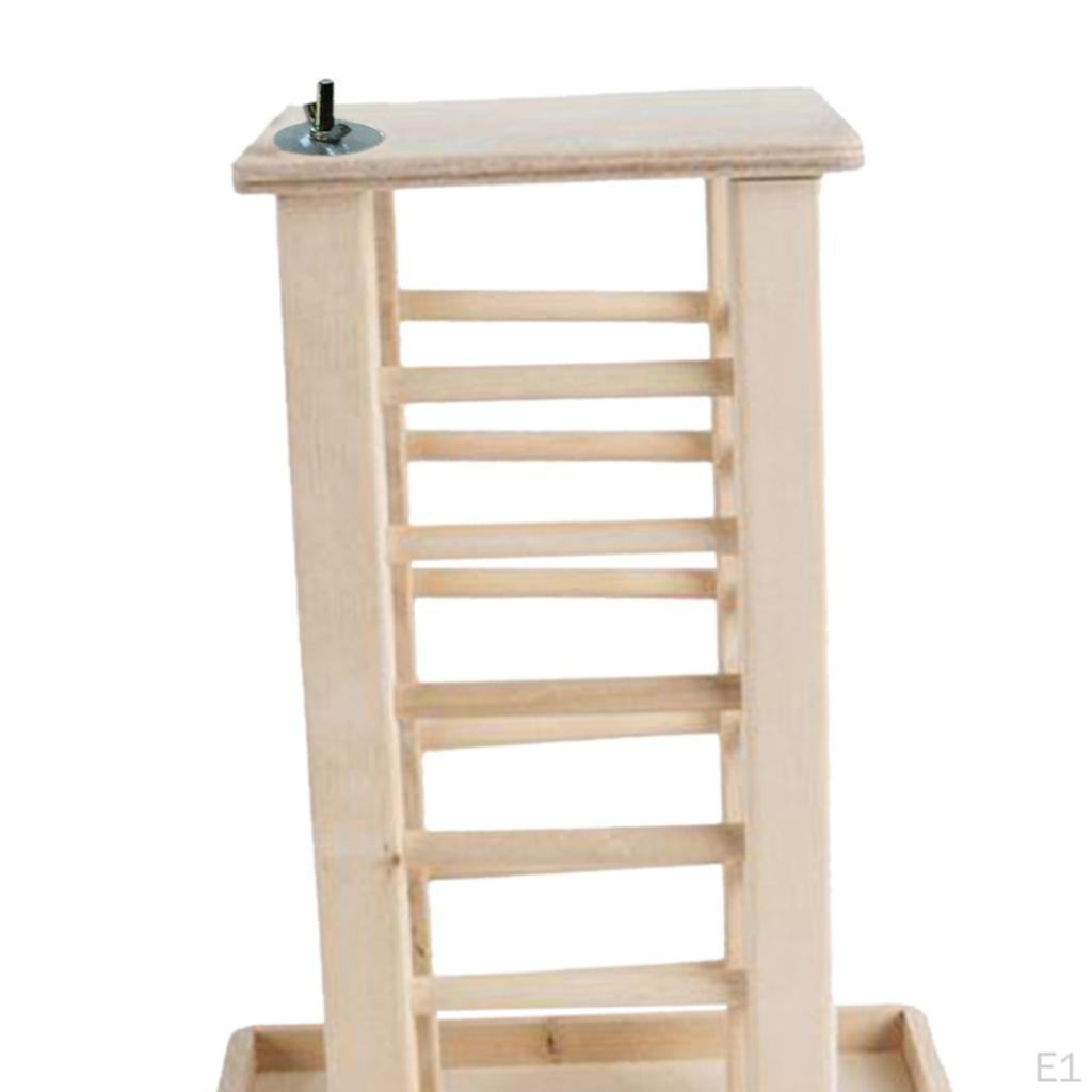 Wooden Hay Feeder Holder Food Dispenser Standing Bunny Manger Guinea Pig Rack for