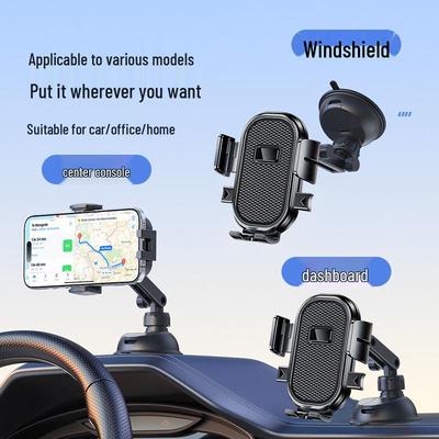 Adjustable Suction Cup Car Phone Holder for Console or Windshield