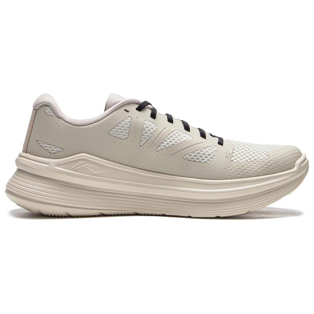 Lining Lingyue Refreshing Comfortable Shock Absorbing Wear Resistant Low Top Running Shoes Men sneaker Silver Gray ARSU097-4