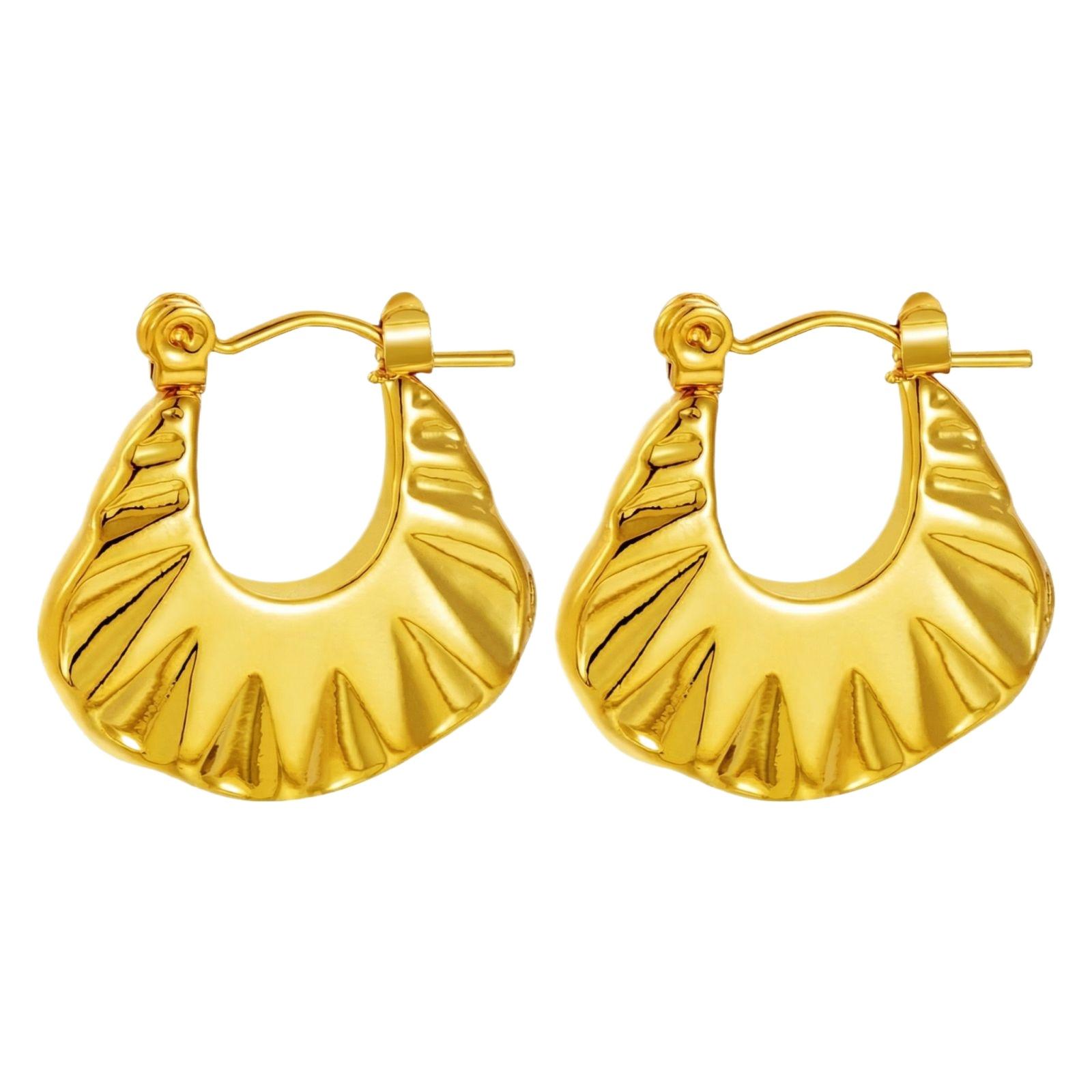 Stainless Steel Earrings for Women Vintage Luxury Stylish Titanium Steel Jewelry