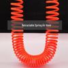 Deqier Telescopic PU Air Compressor Hose CN Plug (adapter Included)