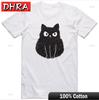 Unisex Lustiges T-Shirt Katze Wütend Feline Neuheit Geschenk Reguläre Passform 100% Baumwolle T-Shirt Modern Cool Klassisches T-Shirt T-Shirts für Unisex T-Shirt