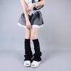 Flared Design Ripped Leg Warmers Distressed Knit Flare Leg Covers  Harajuku Fashion