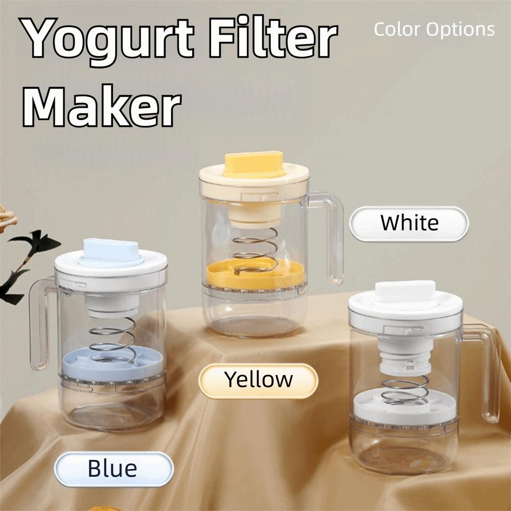 Filtre à Yaourt Fait Maison Utile, Machine à égoutter rotative, Filtre à Café Ultra-fin, Séparateur de Lactosérum Réutilisable, Yaourt Grec