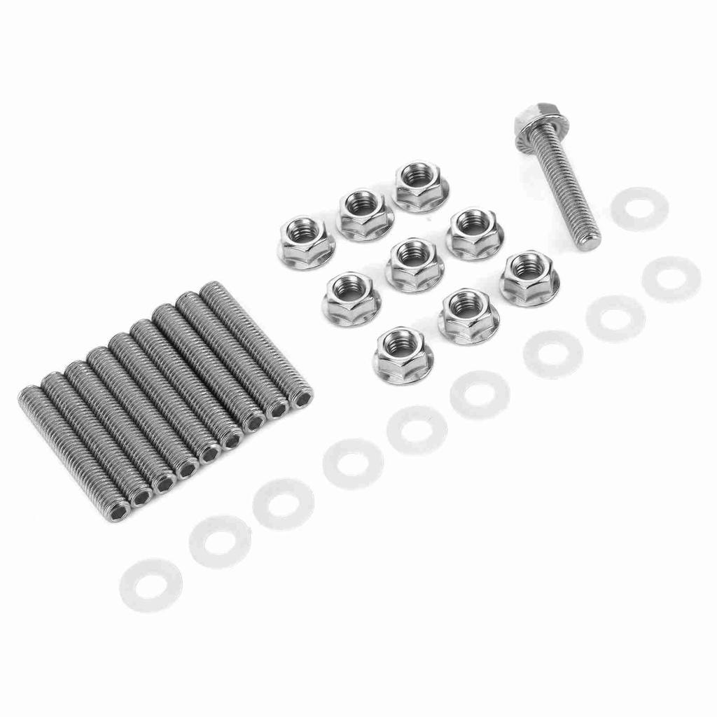Exhaust Manifold Head Stud Bolt Kit Stainless Steel Fit for Honda Acura C B D H F Series Engine