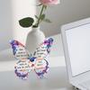 2D Flat, Butterfly-Shaped Graduation Acrylic Desktop Decoration Plaque, Cap & Diploma Design, Suitable for wall Decoration, porch, Room, Villa, accent
