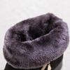 Scarpe Invernali da Donna per Esterno Calde con Pelliccia Stivali da Neve Scarpe alla Moda per Donne Stivali Invernali con Zip Taglie Forti Tendenza Zapatos De Mujer