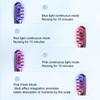 K·SKIN KD3808P Hair Growth Comb Liquid   Comb Hair Care Comb Microcurrent RF EP Scalp Massage Comb 4 LED Light Therapy Modes 10-Minute Auto Shutd