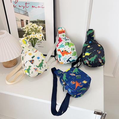 Children's Breast Bag, Small Dinosaur, Large Capacity Cartoon, Cute Printing Fashion, Going Out To Play, Change Bag, Accessory Bag