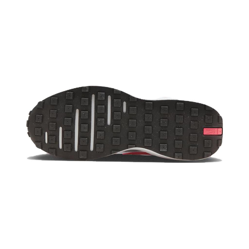 New Nike Waffle One BP Slip Resistant Shock Absorbers Kids Lifestyle Shoes Red Orange Gray Children Aged 3 7 Years Old DC0480-700