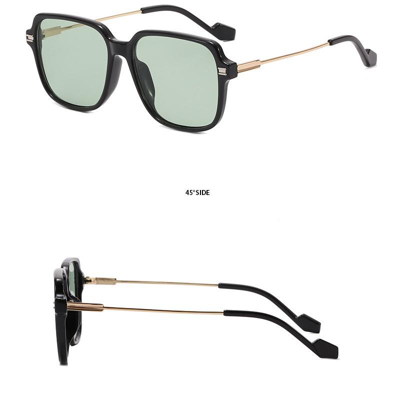 Retro UV Protection Sunglasses for Men and Women - High-End TR Square Frame