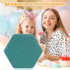 Hexagon Sensory Activity Board Calming Stress Relief Silicone Strip Fidget Toy Fine Motor Skill Development Kids Teens Adults Educational Busy Board